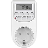 Los mejores  - NICREW Temporizador Enchufe Digital Programable- Programador Enchufe Diario -10 A-2000 W Semanal Digital Timer Ahorro…